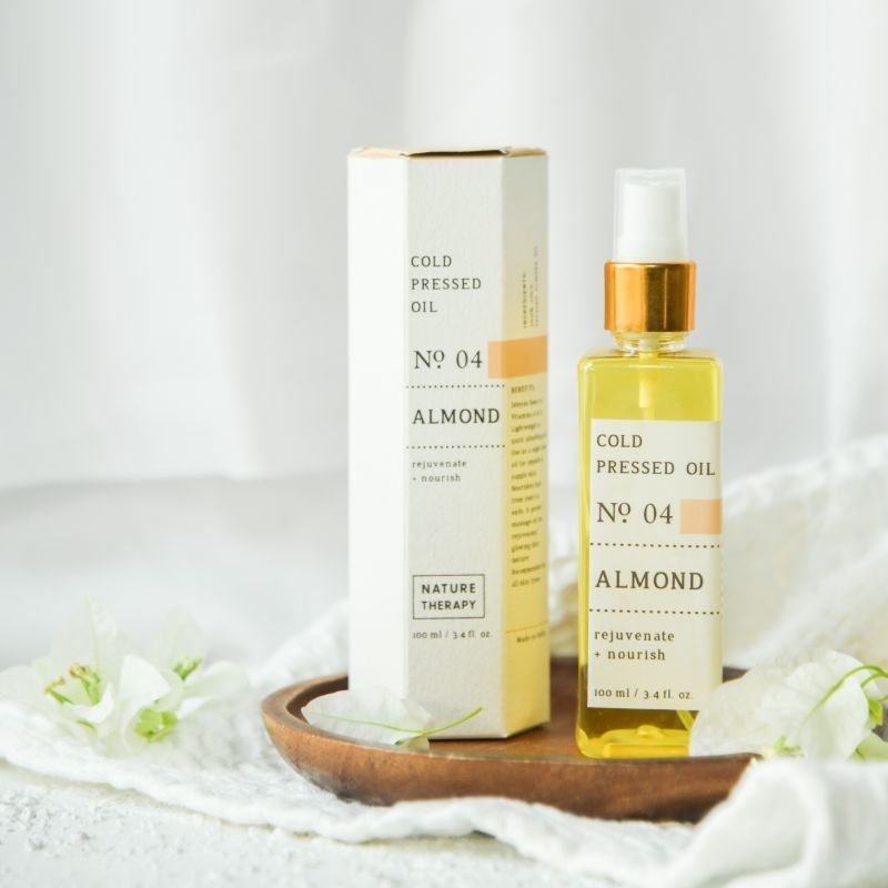 Orgenik: Almond Cold Pressed Oil from brand Nature Therapy