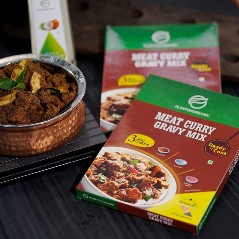 Orgenik: Shop Ready To Cook Meat Curry Gravy Mix from brand Plantonorganic