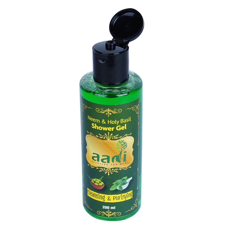 Orgenik: Neem & Holy Basil Shower Gel with the Finest Ayurvedic Ingredients from the brand Aadi