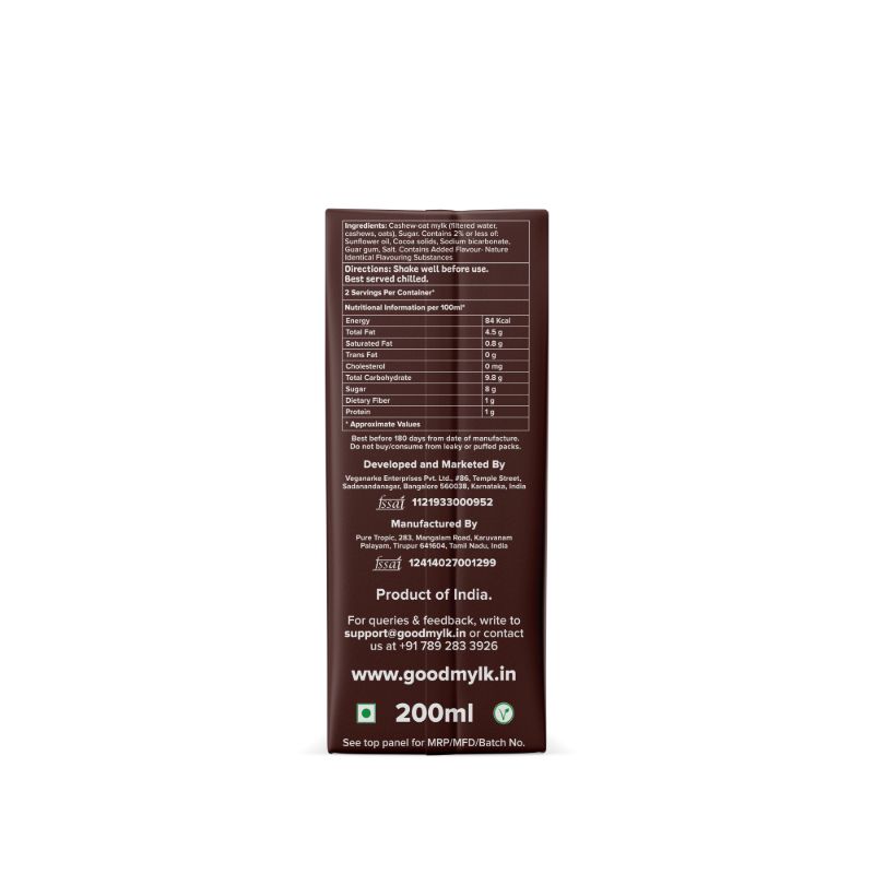Orgenik: Chocolate Mylk from brand Goodmylk