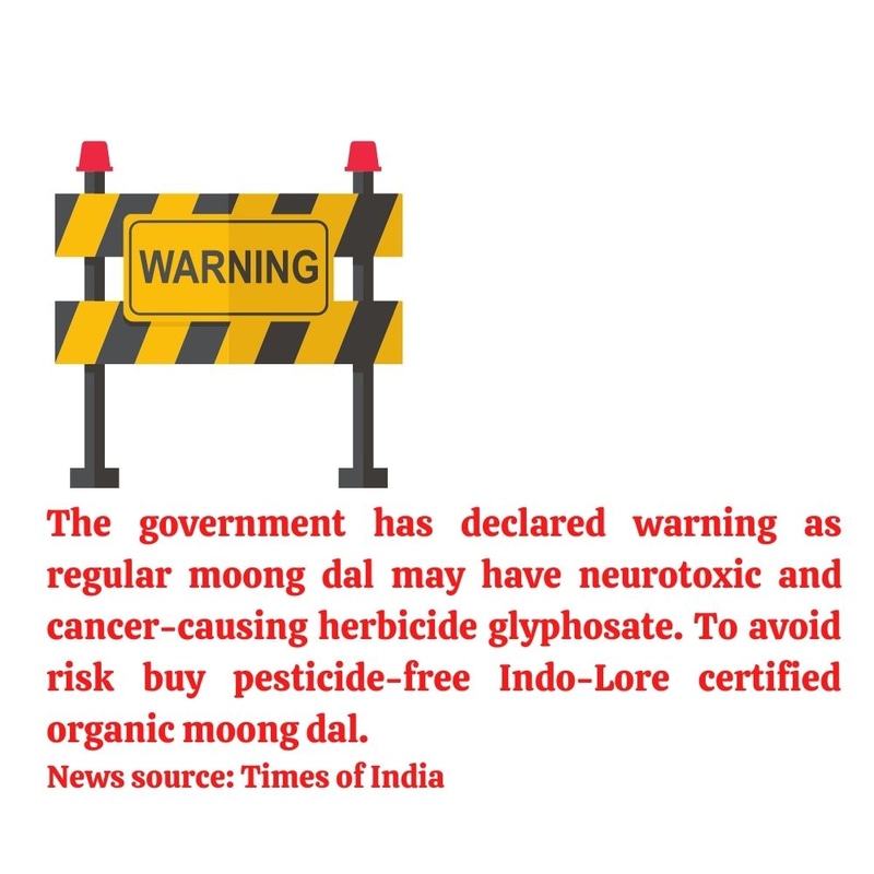 Orgenik: Certified Green Moong Dal Chilka from brand Indo-Lore