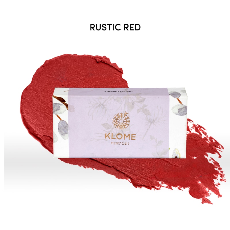 Orgenik: Rustic Red Lipstick from the brand Klome Essentials