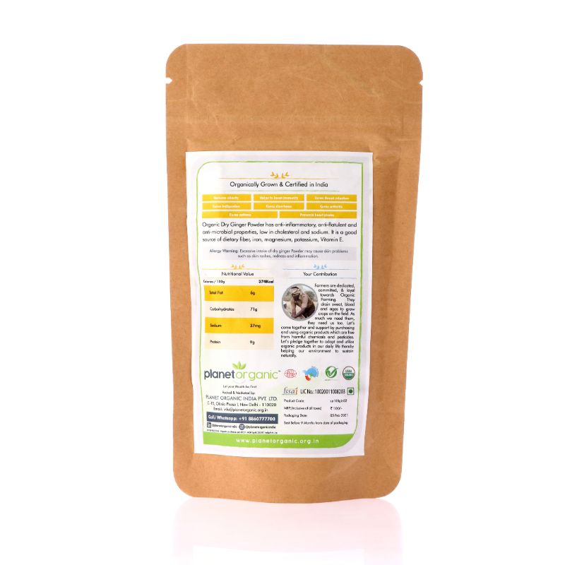Orgenik: Dry Ginger Powder from brand Planet Organic