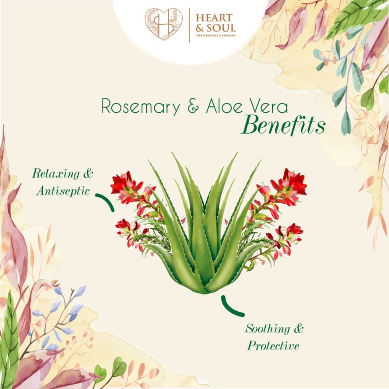 Orgenik: Shop Rosemary & Aloe Vera Face Wash from the brand Heart & Soul