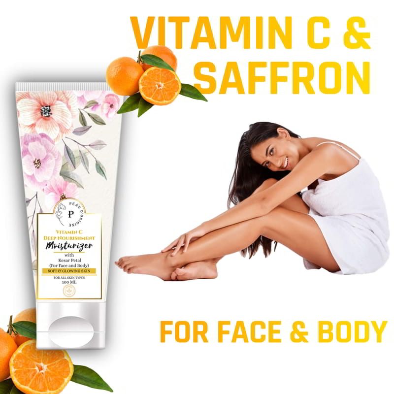 Orgenik: Shop Vitamin C Deep Nourishment Face Moisturizer for Summer with Pure Saffron For Skin Illumination from the brand Peau D'origine
