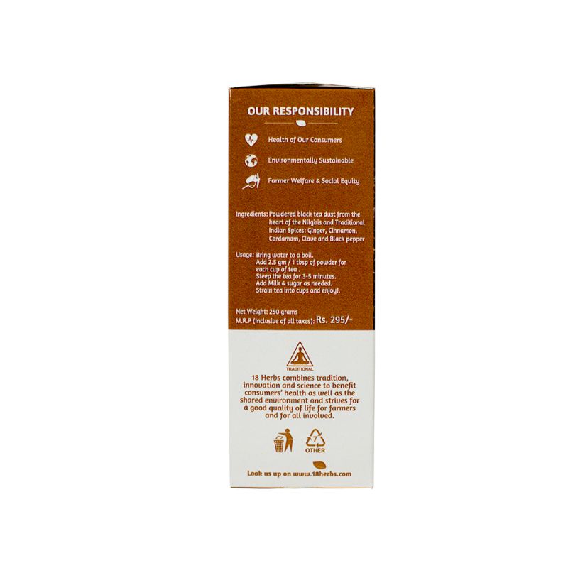 Orgenik: Indian Masala Tea from brand 18 Herbs Organics