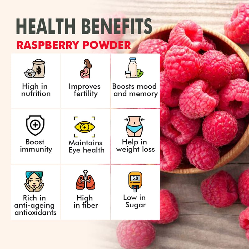 Orgenik: Shop Raspberry Fruit Juice Powder 45g