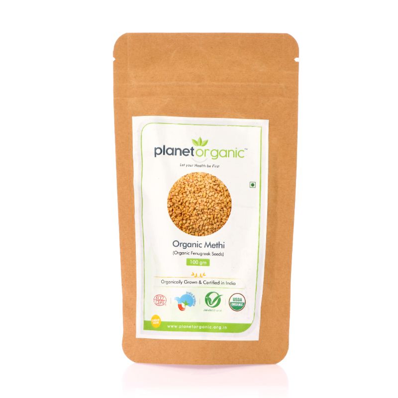 Orgenik: Methi (Fenugreek) from brand Planet Organic
