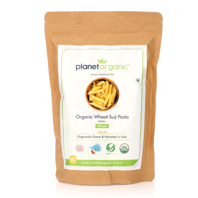 Orgenik: Wheat Suji Pasta Penne from brand Planet Organic