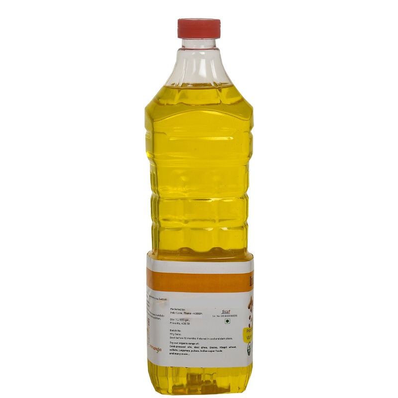 Orgenik: Certified Organic Cold-Pressed Groundnut Oil from brand Indo-Lore