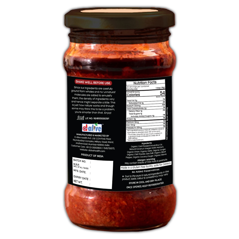 Orgenik: Shop Hot Schezwan Sauce from brand D-Alive