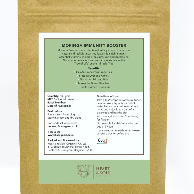 Orgenik: Shop Moringa Powder from the brand Heart & Soul