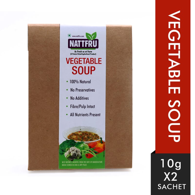 Orgenik: Shop Real Vegetable Soup Powder 20g from the brand Nattfru