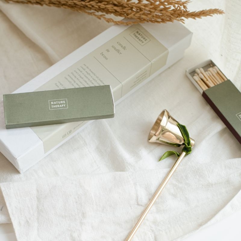 Orgenik: Candle Snuffer in brass from brand Nature Therapy