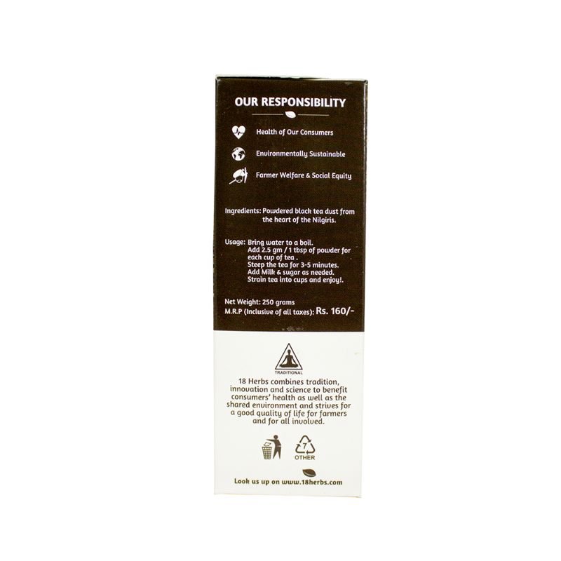 Orgenik: Premium Black Tea from brand 18 Herbs Organics