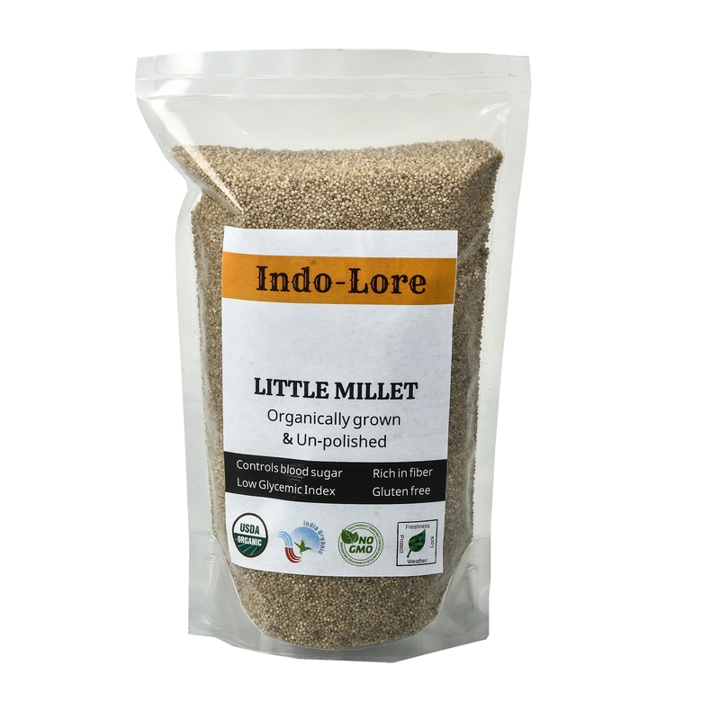 Orgenik: Organic Whole Grain Little Millet from brand Indo-Lore