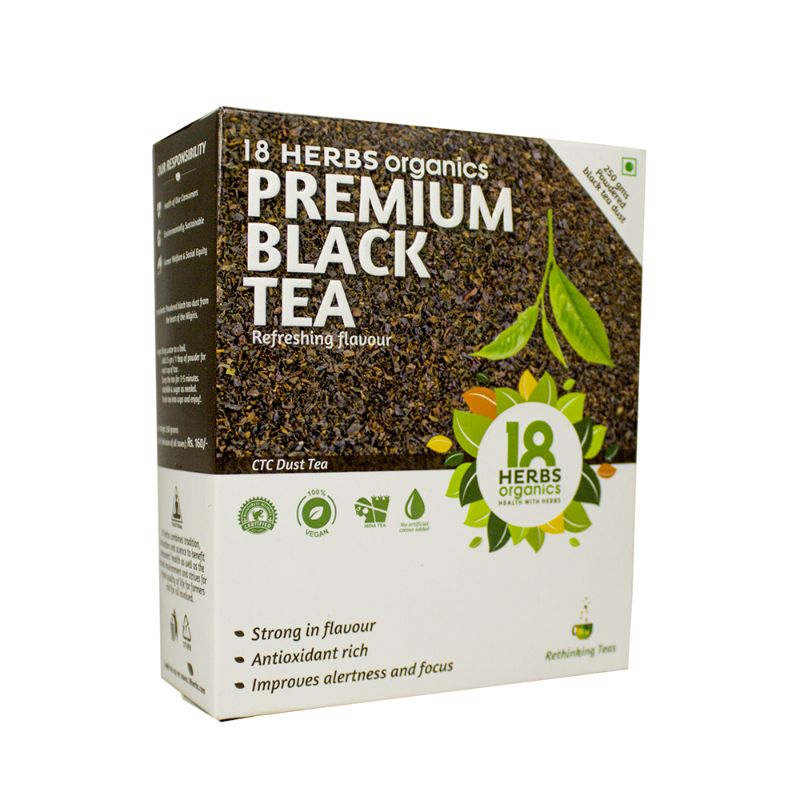 Orgenik: Premium Black Tea from brand 18 Herbs Organics