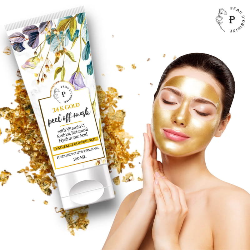 Orgenik: Shop Pure 24K Gold Peel Off Mask For Women from the brand Peau D'origine