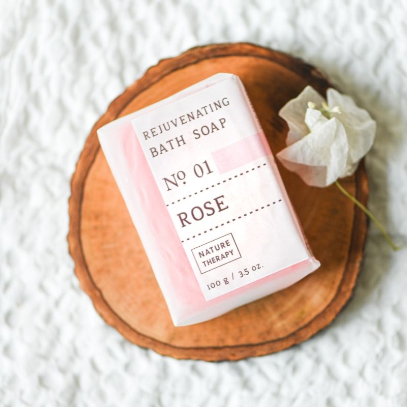 Orgenik: Rose Bath Soap from brand Nature Therapy