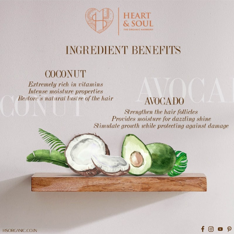 Orgenik: Coconut and Avocado Intense Moisture Conditioner from brand heart & soul
