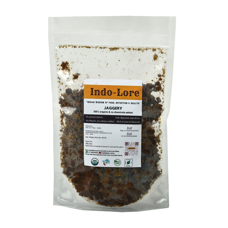 Orgenik: Organic Jaggery Powder from brand Indo-Lore