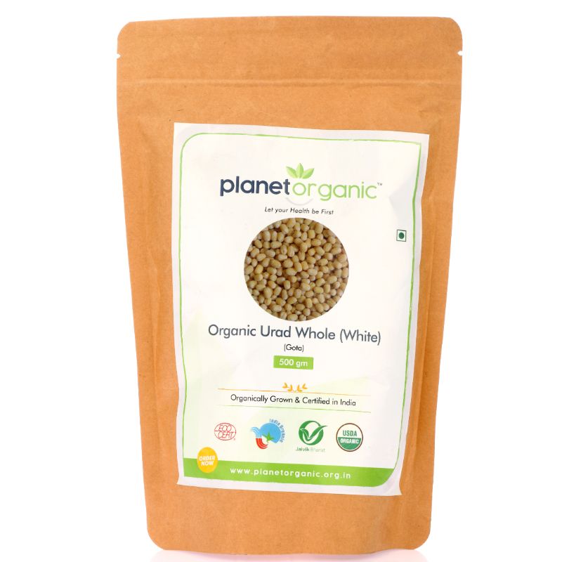 Orgenik: Urad Whole (White) from brand Planet Organic