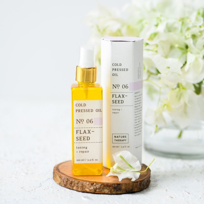 Orgenik: Flaxseed Cold Pressed Oil from brand Nature Therapy