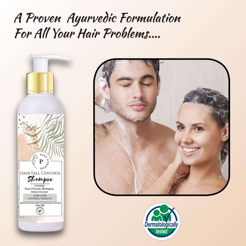 Orgenik: Shop Hair Growth Bhringraj Shampoo with Soya Protein Onion Extract For Men & Women from the brand Peau D'origine