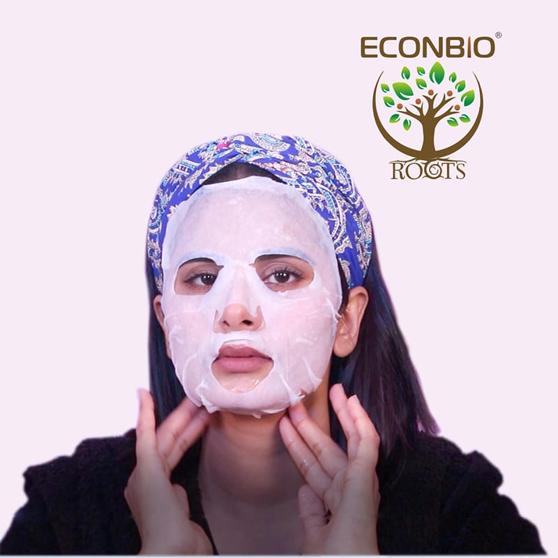 Orgenik: Shop Labute Vitamin Facial Sheet Mask (Pack Of 5) - ECONBIO ROOTS from the brand ECONBIO ROOTS