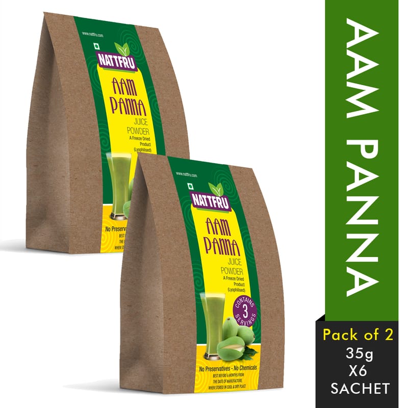 Orgenik: Shop Aam Panna Juice Powder 105g from the brand Nattfru