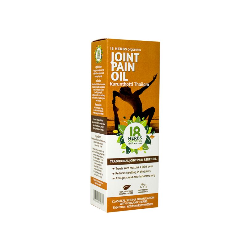 Orgenik: Kurunthotti Thailam (Joint Pain Oil) from brand 18 Herbs Organics