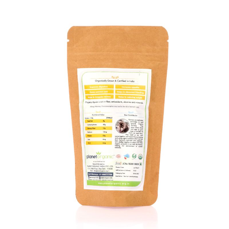 Orgenik: Ajwain/Carom Seeds from brand Planet Organic