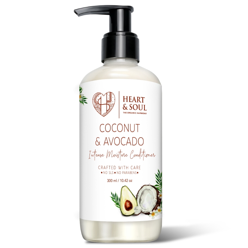 Orgenik: Coconut and Avocado Intense Moisture Conditioner from brand heart & soul