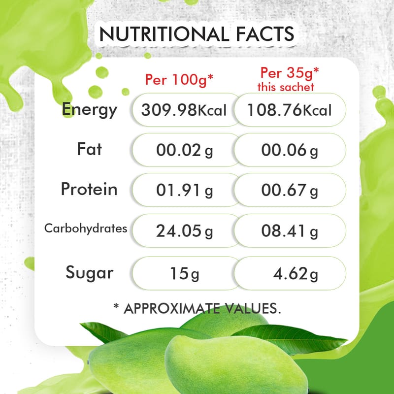 Orgenik: Shop Aam Panna Juice Powder 105g from the brand Nattfru