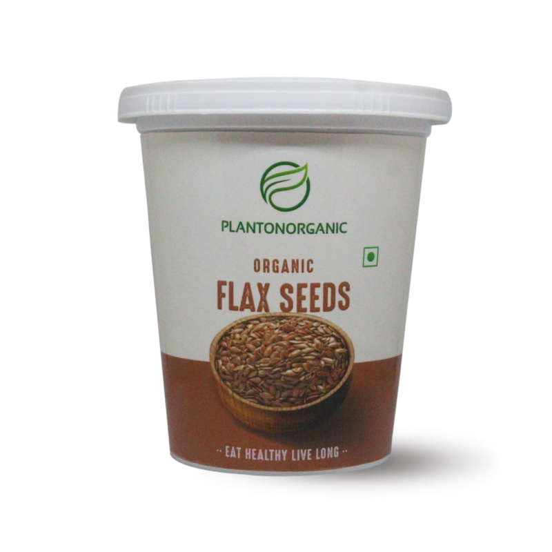 Orgenik: Shop Organic Flax Seed from brand Plantonorganic