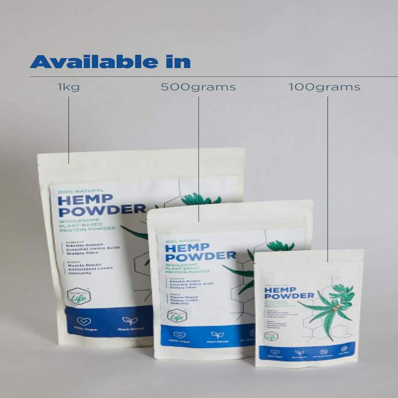 Orgenik: Shop Hemp Seed Powder 100g from the brand Boheco Life