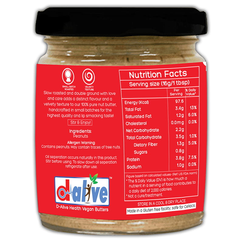 Orgenik: Shop Organic Peanut Butter from brand D-Alive