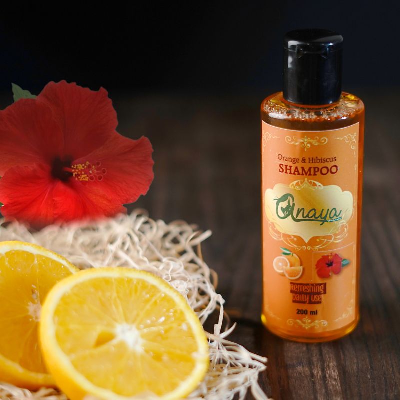Orgenik: Orange & Hibiscus Shampoo with the Finest Ayurvedic Ingredients from the brand Anaya