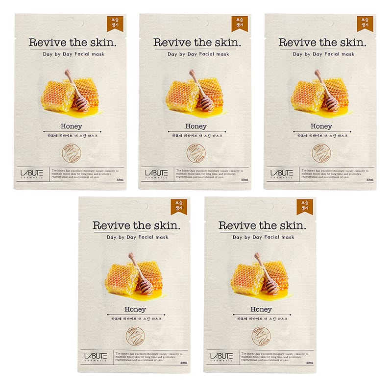 Orgenik: Shop Skin Smoothing Honey Facial Sheet Mask (Pack Of 5) - ECONBIO ROOTS from the brand ECONBIO ROOTS