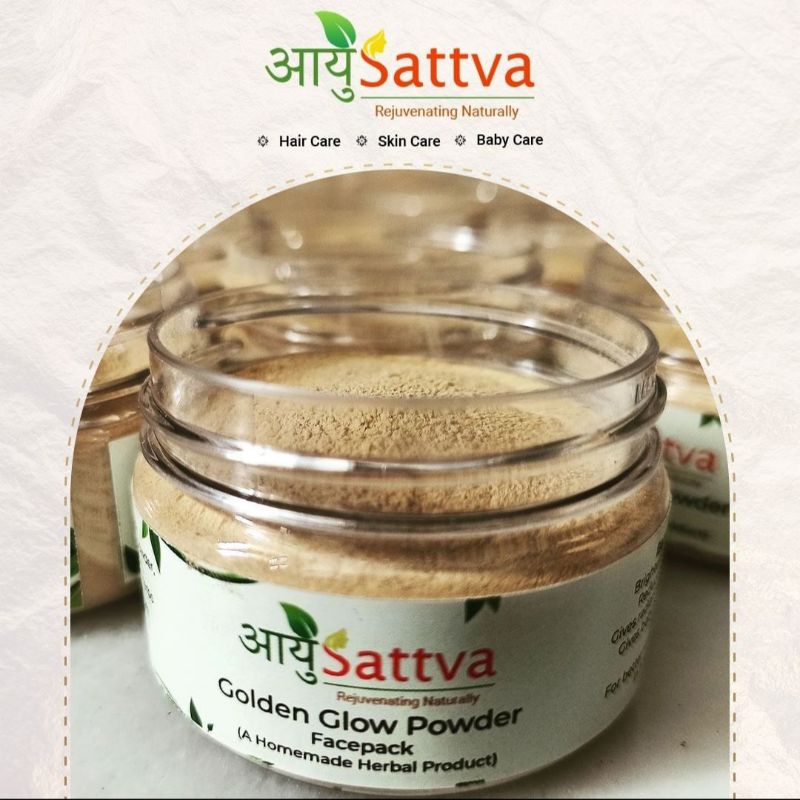 Orgenik: Golden Glow Face Pack from brand AyuSattva