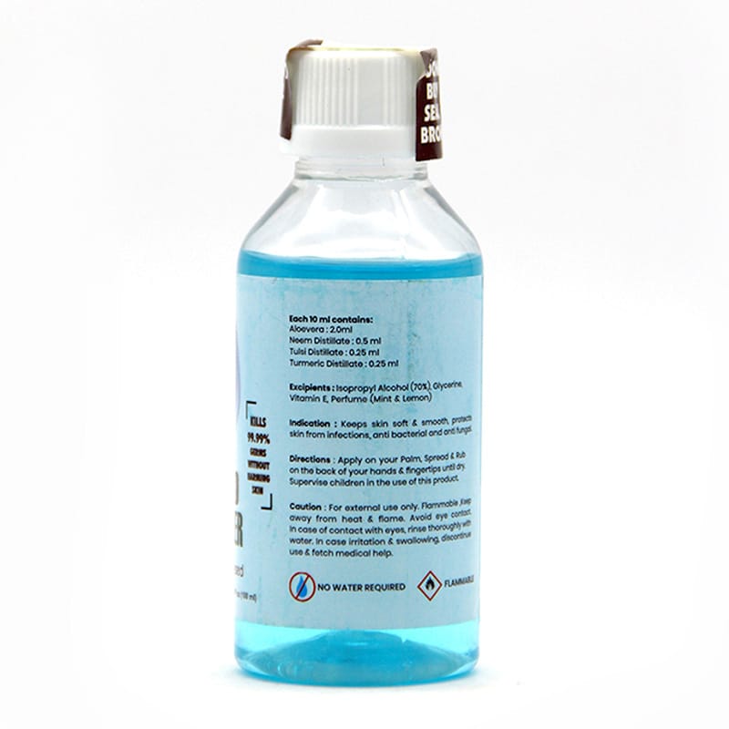 Orgenik: Shop Elovra Liquid Hand Sanitizer 100 Ml (Pack Of 6 ) - ECONBIO ROOTS from the brand ECONBIO ROOTS