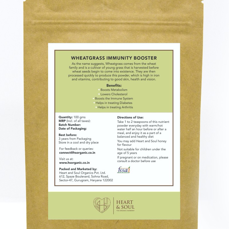 Orgenik: Shop Wheatgrass Powder from the brand Heart & Soul