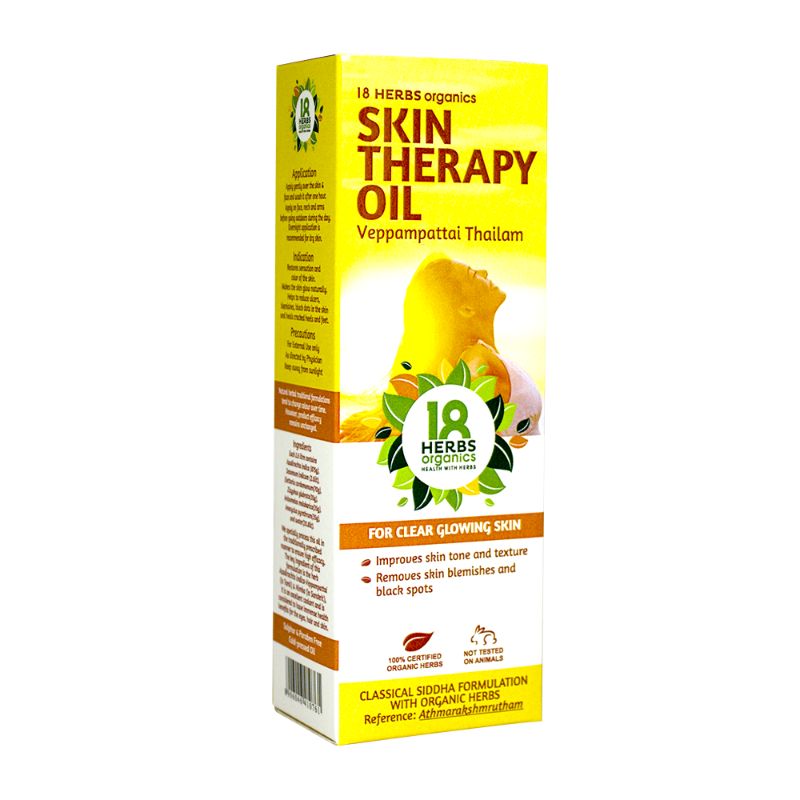 Orgenik: Veppampattai Thailam (Skin Therapy Oil) from brand 18 Herbs Organics