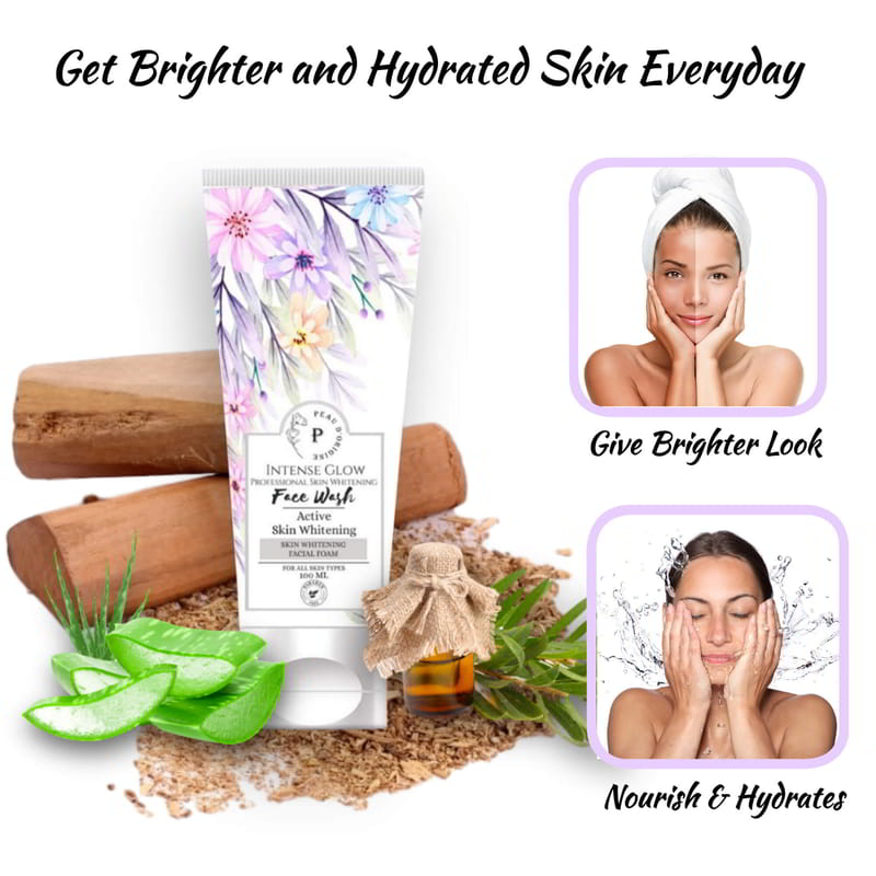 Orgenik: Shop Intense Glow Brightening Face Wash For Oily To Normal Skin from the brand Peau D'origine