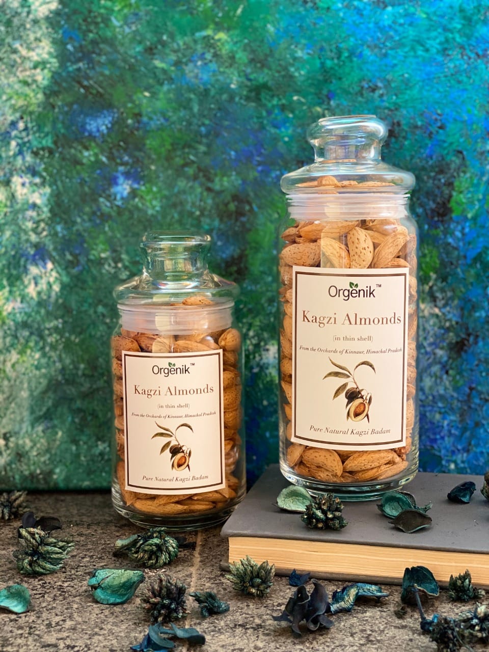 Orgenik: Shop Natural Kagzi Almonds (Kagzi Badam) - Kinnaur from the brand Orgenik
