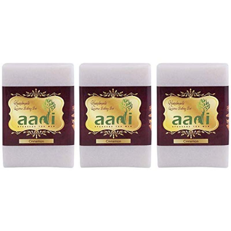 Orgenik: Cinnamon Luxurious Handmade Bathing Bar with the Finest Ayurvedic Ingredients from the brand Aadi