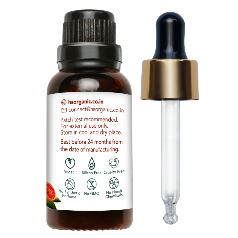 Orgenik: Vitamin C with Hyaluronic Acid Brightening Face Serum from brand heart & soul