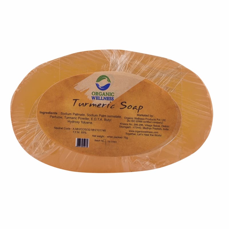 Orgenik: Shop Turmeric Soap 100 g from the brand Organic Wellness