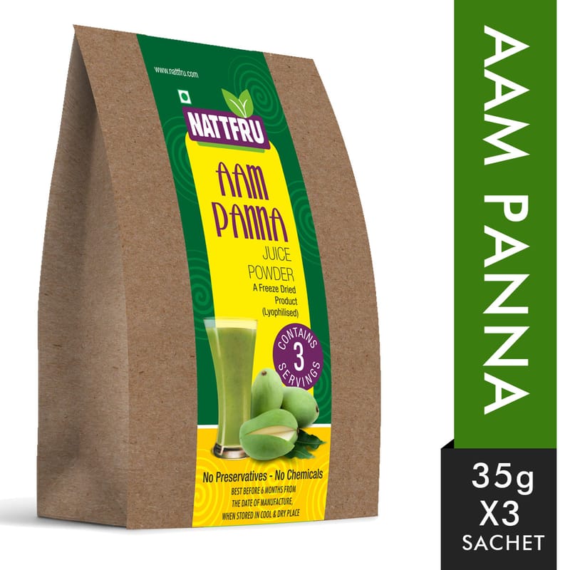 Orgenik: Shop Aam Panna Juice Powder 105g from the brand Nattfru