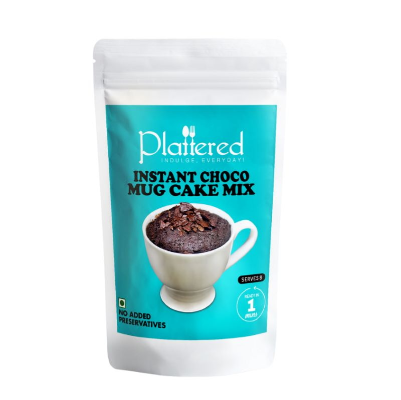 Orgenik: Shop Instant Choco Mug Cake Mix from the brand Plattered